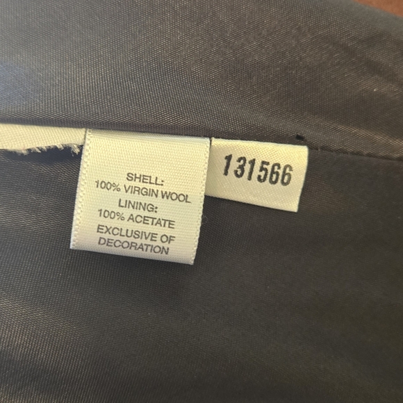 Ann Taylor Studio houndstooth wool skirt - Picture 6 of 7